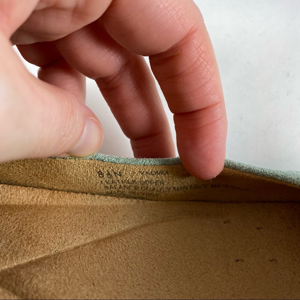 Naturalizer turquoise mint leather suede narrow - Picture 8 of 9